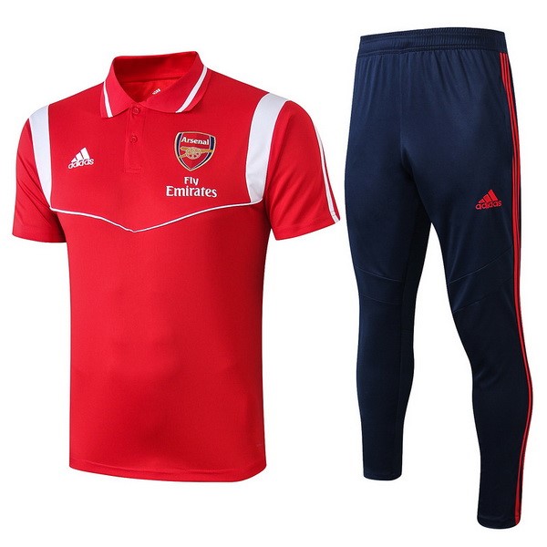 Polo Arsenal Conjunto Completo 2019/20 Rojo Blanco